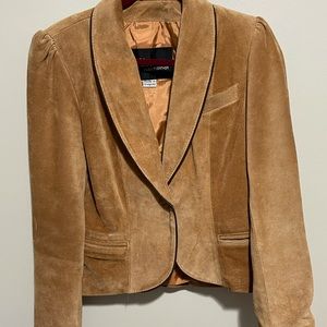 Vintage Wilson's Leather & Suede Blazer Tan